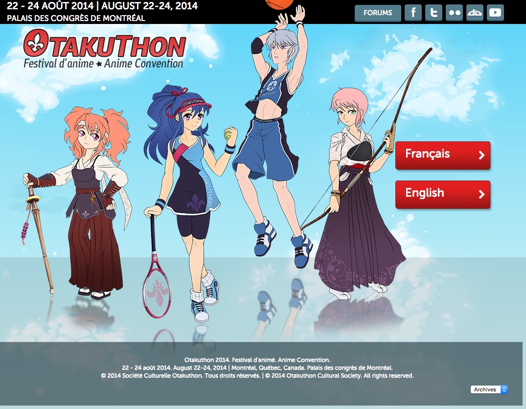 Otakuthon 2014 Splash Page